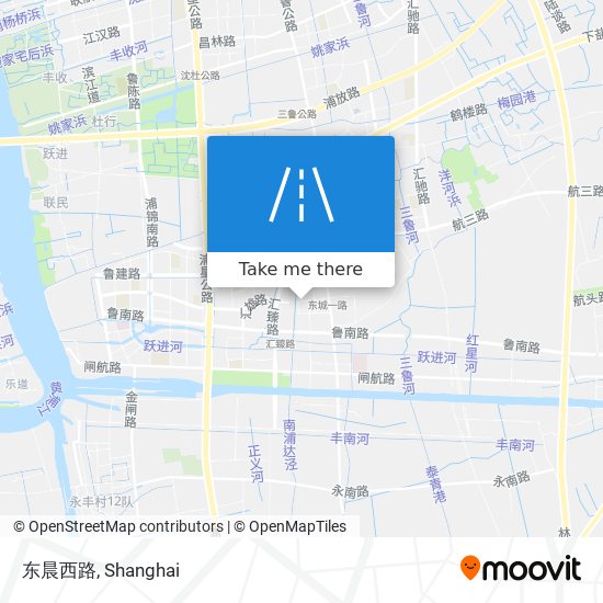 东晨西路 map