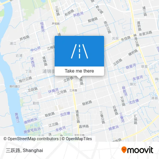 三跃路 map