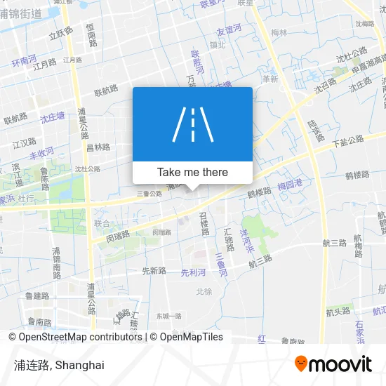 浦连路 map