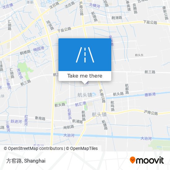 方窑路 map