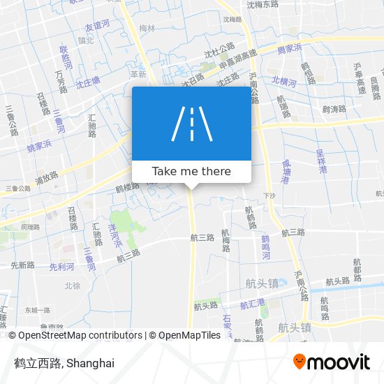 鹤立西路 map