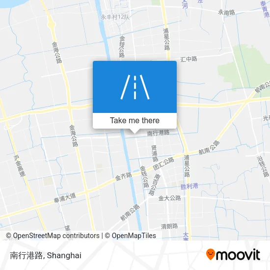 南行港路 map