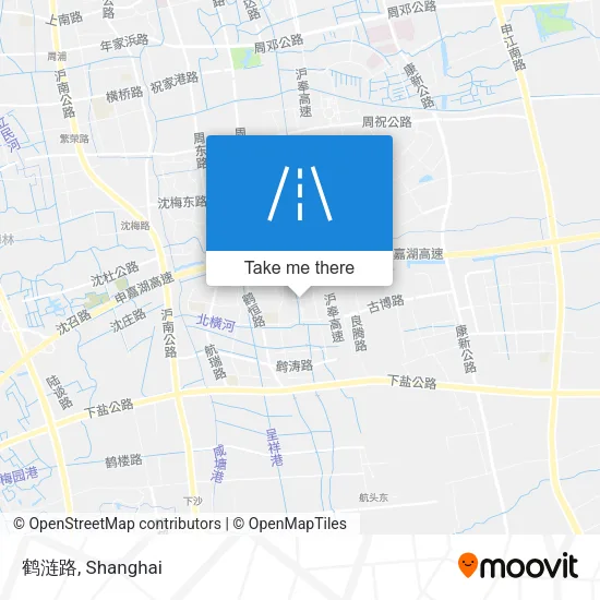 鹤涟路 map