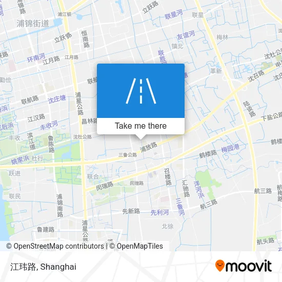 江玮路 map