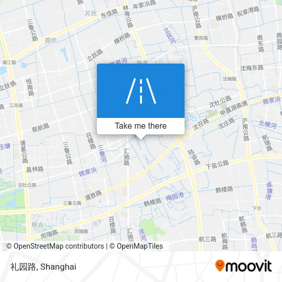 礼园路 map