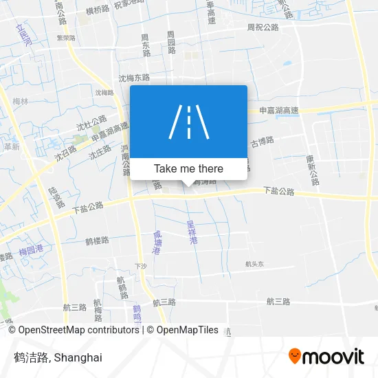 鹤洁路 map