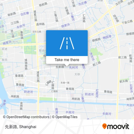 先新路 map