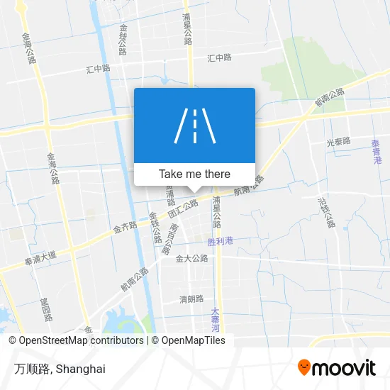 万顺路 map