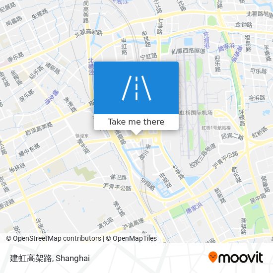 建虹高架路 map