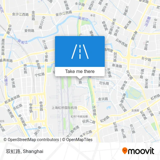 双虹路 map