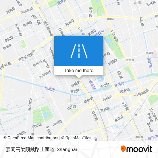 嘉闵高架顾戴路上匝道 map