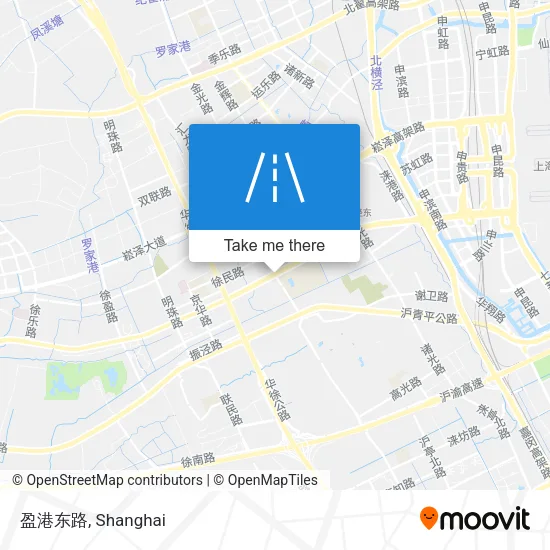盈港东路 map