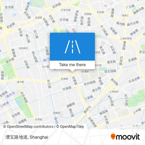 漕宝路地道 map
