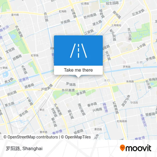 罗阳路 map