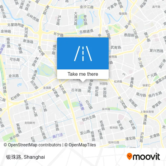 银珠路 map
