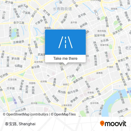泰安路 map