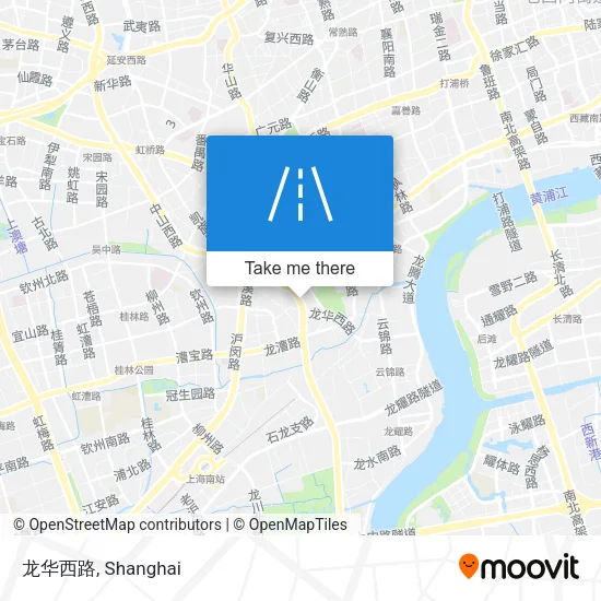 龙华西路 map