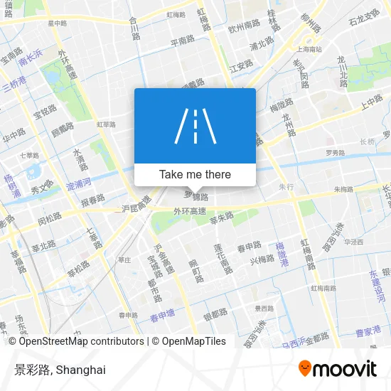 景彩路 map