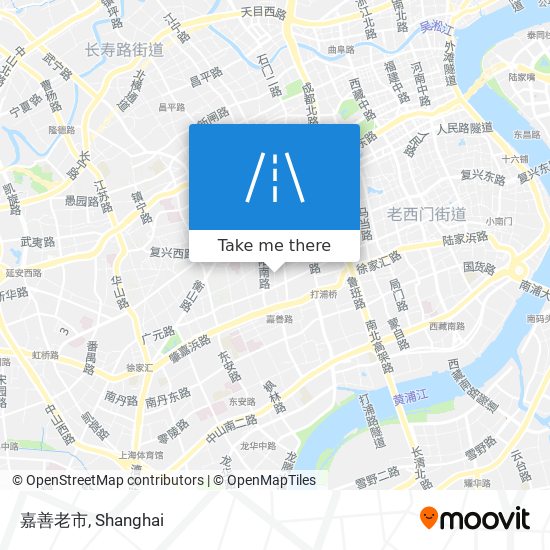 嘉善老市 map