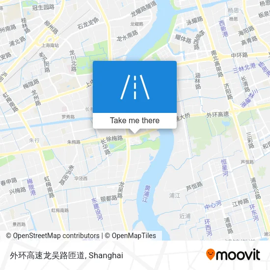外环高速龙吴路匝道 map