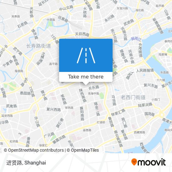 进贤路 map