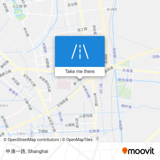 申康一路 map