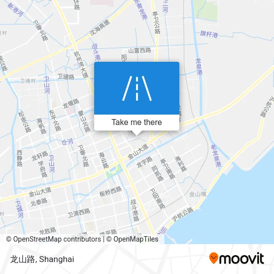 龙山路 map