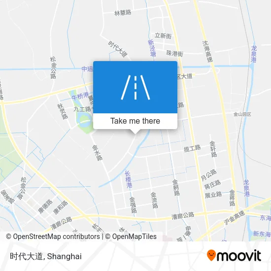 时代大道 map