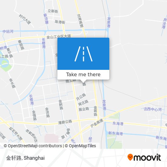 金轩路 map