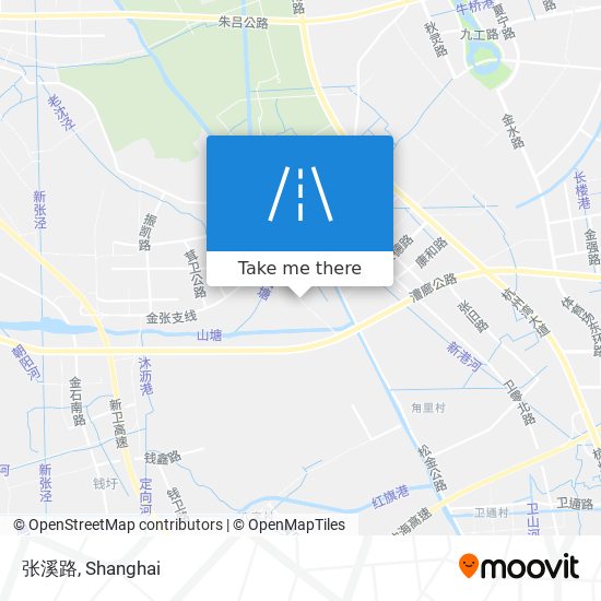 张溪路 map