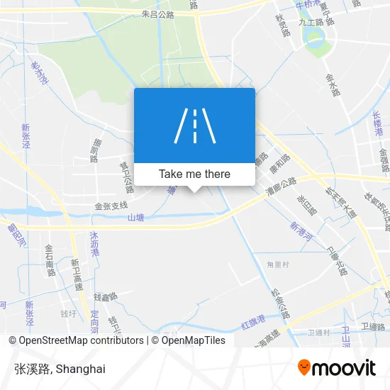 张溪路 map