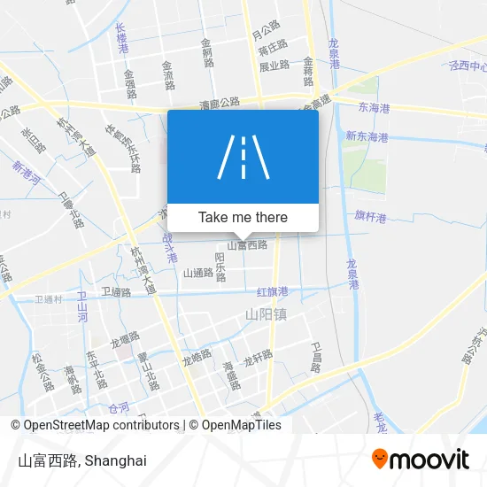 山富西路 map