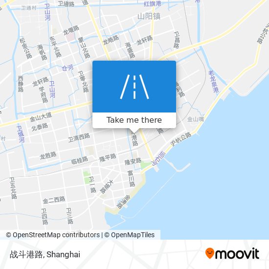 战斗港路 map