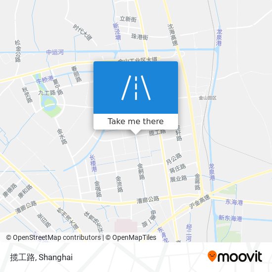 揽工路 map