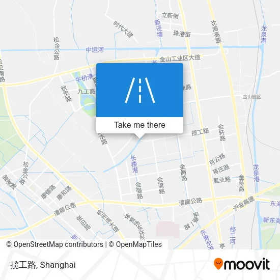 揽工路 map
