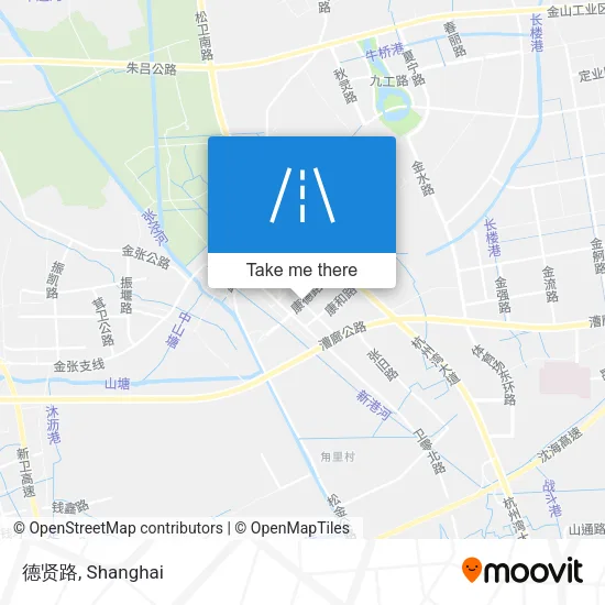 德贤路 map