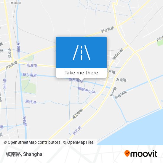 镇南路 map