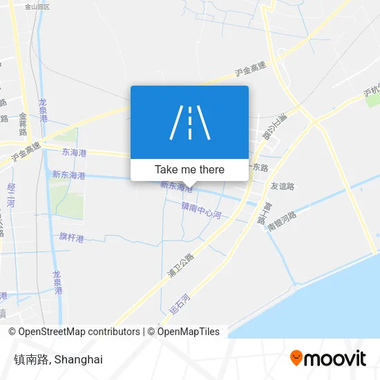 镇南路 map