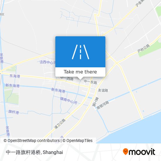 中一路旗杆港桥 map