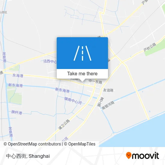 中心西街 map