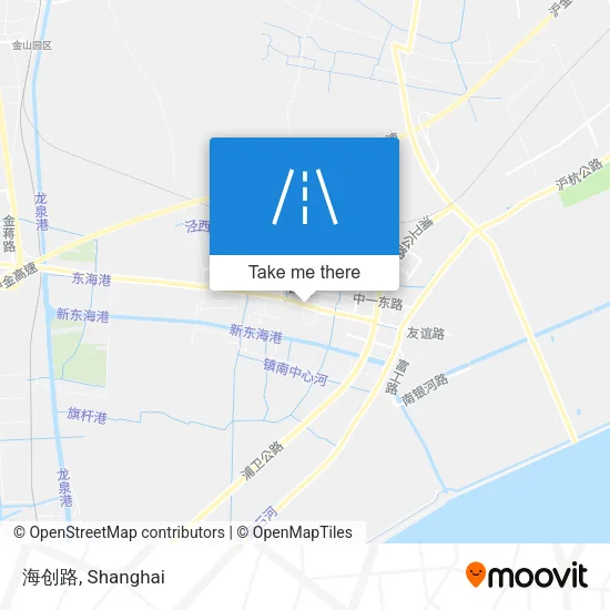 海创路 map