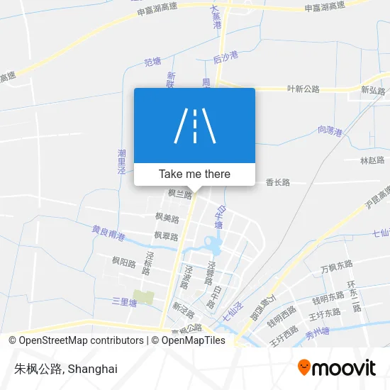 朱枫公路 map