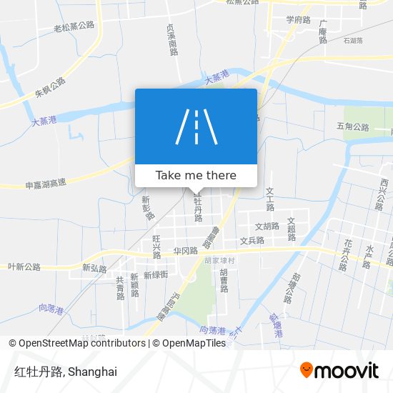 红牡丹路 map