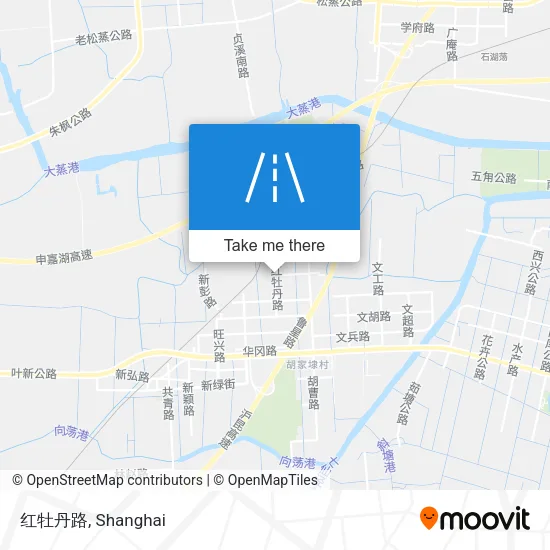 红牡丹路 map