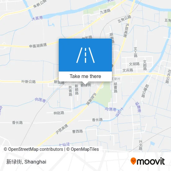新绿街 map
