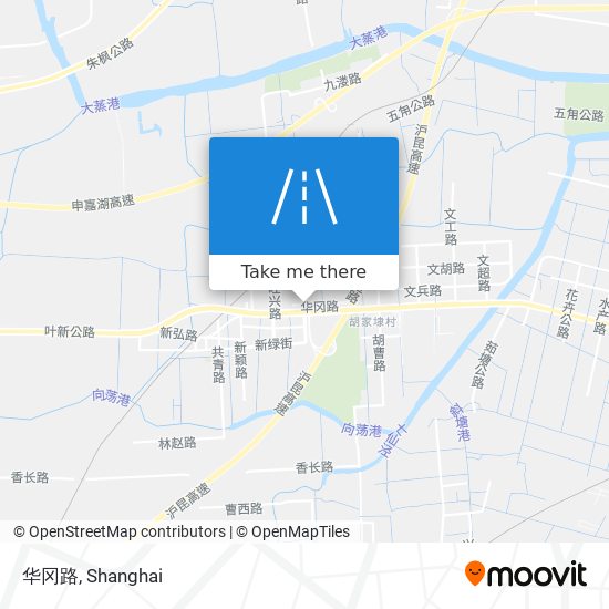 华冈路 map