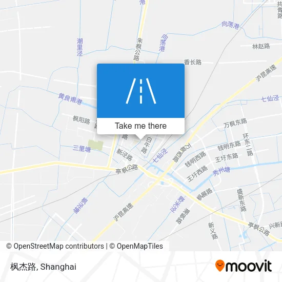 枫杰路 map