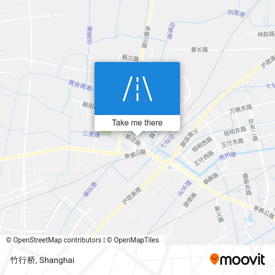 竹行桥 map