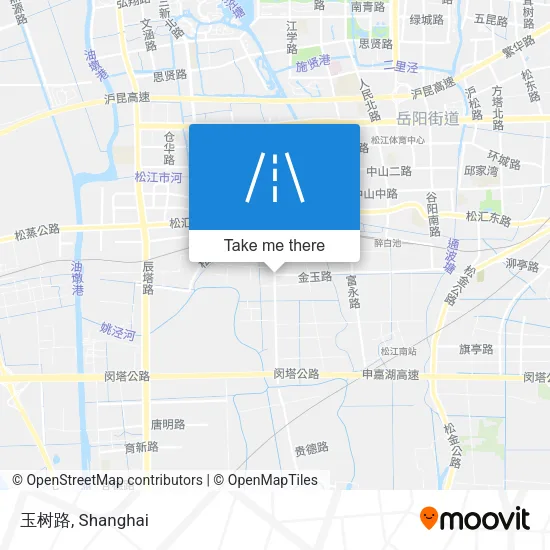 玉树路 map