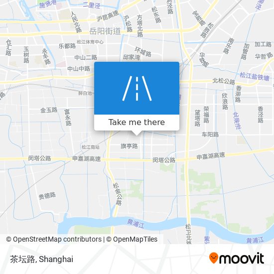 茶坛路 map